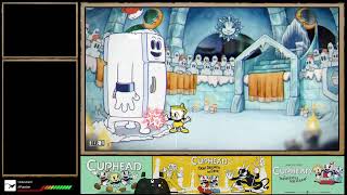 Cuphead DLC - Mortimer Freeze Speedrun in 42s | Lobber, Spread and Chalice Loadout