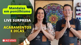 Live / Acabamentos e dicas / Mandalas em pontilhismo