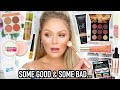 TESTING NEW DRUGSTORE MAKEUP | KELLY STRACK