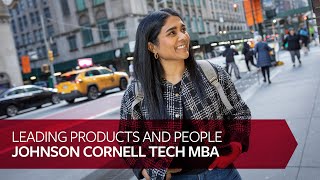 Leading Products and People with the Johnson Cornell Tech MBA - Aish Ravindran - Full
