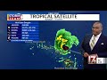 hurricane douglas begins to hit hawaii as hanna weakens in texas