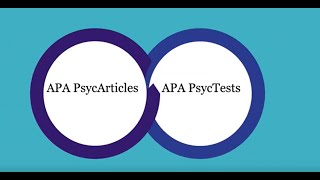 Using APA PsycTests® with APA PsycArticles®