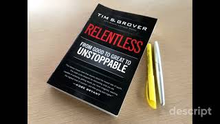 Relentless by Tim S Grover -  FULL Audiobook