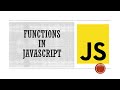 Functions In JavaScript | Parameters vs Arguments | Avoid Code Duplication