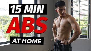 15 PHÚT ĐỐT SẠCH MỠ BỤNG  NGAY TẠI NHÀ | ABS EXERCISE AT HOME  | NGUYENDUCTIEN