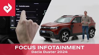 Tutorial infotainment DACIA DUSTER 2024 - come si usa, funzioni. La guida