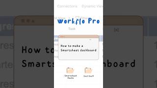 Make a Smartsheet Dashboard and automate your life #workflowmanagement #smartsheettutorial