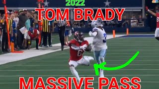 2022 Tom Brady Throws Massive Pass To Julio Jones #nfl #tombrady