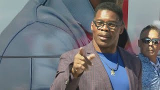 Herschel Walker answers tough questions, including claims of abortion at campaign event