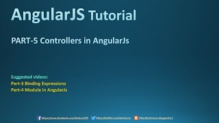 Part - 5 Controllers in AngularJs