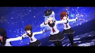 【MMD艦これ】ふわりクレヨン（エボシ式第六駆逐隊モデル）