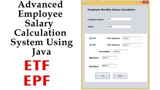 Advanced Employee Salary Calculation System Using Java