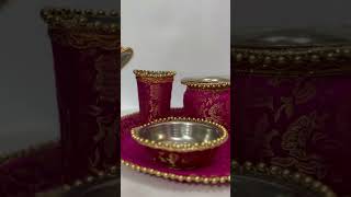 Karva Chauth Special Thali Set // 4 piece Thali set #karvachauth #daily