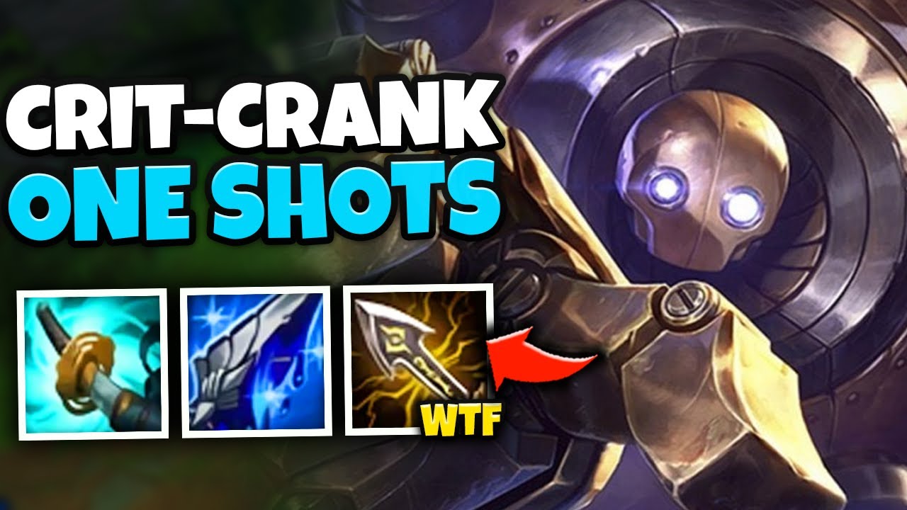 ONE BLITZCRANK E DOES 1500 DAMAGE WITH FULL CRIT BLITZCRANK! (HILARIOUS ...