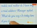 cursive writing cursive handwriting practice cursive handwriting kaise sikhe handwriting video