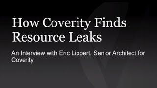 How Coverity Finds Resource Leaks