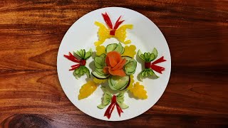 HOW TO MAKE BEAUTIFUL FLOWERS BY CARVING VEGETABLES TO DECORATE DISHES