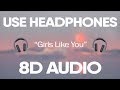 Maroon 5, Cardi B - Girls Like You (8D Audio) 🎧