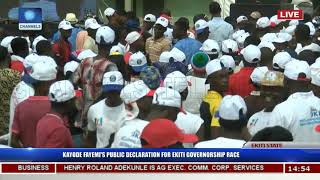 Fayemi Declares For Ekiti Governorship Race Pt.2 |Live Coverage|