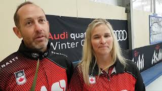 Canadian curlers win mixed doubles at Naseby