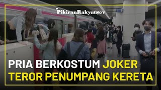 Pria Berkostum Joker di Jepang Meneror Penumpang Kereta di Tokyo, 17 Penumpang Menjadi Korban