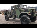 sold m35a2 deuce u0026 half 4 door 4x4 military truck