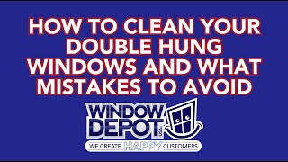 How To Clean Your Double Hung Windows And Avoid Alignment Mistakes