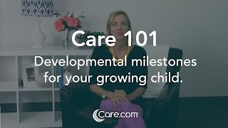 Developmental milestones for your growing child