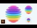 Colorful iOS Style App Icon in Adobe Illustrator CC (How to Create an Icon for an App)