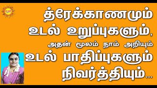 த்ரேக்காணமும் உடல் உறுப்புகளும், அதன் மூலம் நாம் அறியும் உடல் பாதிப்புகளும் நிவர்த்தியும்