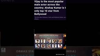Vijay No.1 Pan India actor #thalapathy #thalapathy67 #vijay #samantha #koffeewithkaran #tamilmovies
