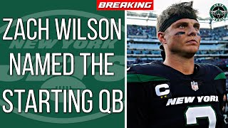 BREAKING: Zach Wilson Will START For The New York Jets