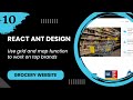 React JS #10 - Use grid and map function to work on top brands