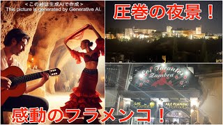 【グラナダ💃感動の洞窟フラメンコと圧巻のアルハンブラの夜景】是非行くべきところ❗️