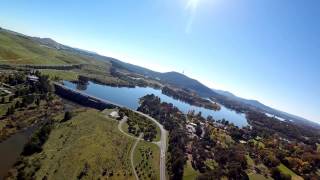 Mini Talon FPV at Lake Burley Griffin (Formation flying)