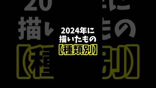 お絵描き初心者が【2024年に描いたもの振り返り】 #イラスト #vtuber #illustration #ajr #初音ミク #莉犬 くん #このみすけっち  #きききアート #shorts