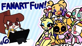 | SPEEDDRAW + COMMENTARY | DRAWING FNAF FANART!!!