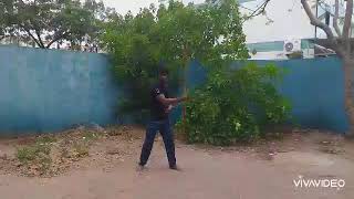 Silambam | Nadukambu | single hand stick rotation performance