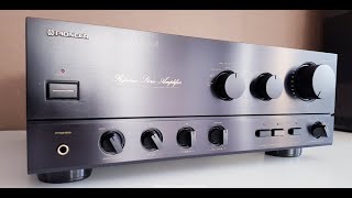 Pioneer A-616 MARK II - Reference Stereo Amplifier (y.1988') - Test after repair and maintenance