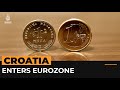 Croatia switches to euro and enters Schengen | Al Jazeera Newsfeed