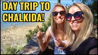 ATHENS VLOG: DAY TRIP TO CHALKIDA IN EVIA! | CHALKIS || LIVING IN GREECE