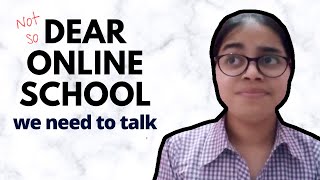 WHY ONLINE CLASSES (kind of) SUCK... | a student's struggle through home based schooling
