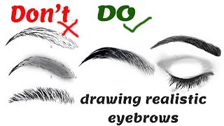 DO'S &DON'TS:the best approach to drawing a realistic eyebrow-step by step