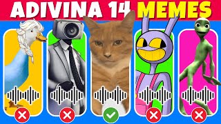 Adivina El MEME Por La Canción😎 MEMES Virales 😱 Elsa Pato🦆 Chipi Chipi😺 Dgital Circus🎪 Mr Beast👦