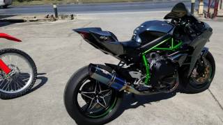 โชว์ความเงากลางแสงแดด กับผลงาน เคลือบแก้ว Kawasaki Ninja H2 Supercharged / Mega Shield glass coating