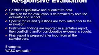 EDUC 537 Lecture 6b: Program Evaluation