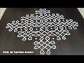 16 2 2 dots melikala muggulu big easy sikku kolam kambi kolam trendy and traditional rangolis