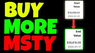 MSTY - The BEST YieldMax ETF for High Yield Income