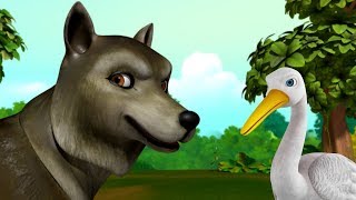 The Wolf and the Crane Kathe and much more | Kannada Stories for Kids | Infobells