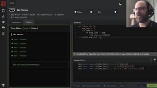 List Filtering - Worked Solution(s) - Codewars Kata - Python
